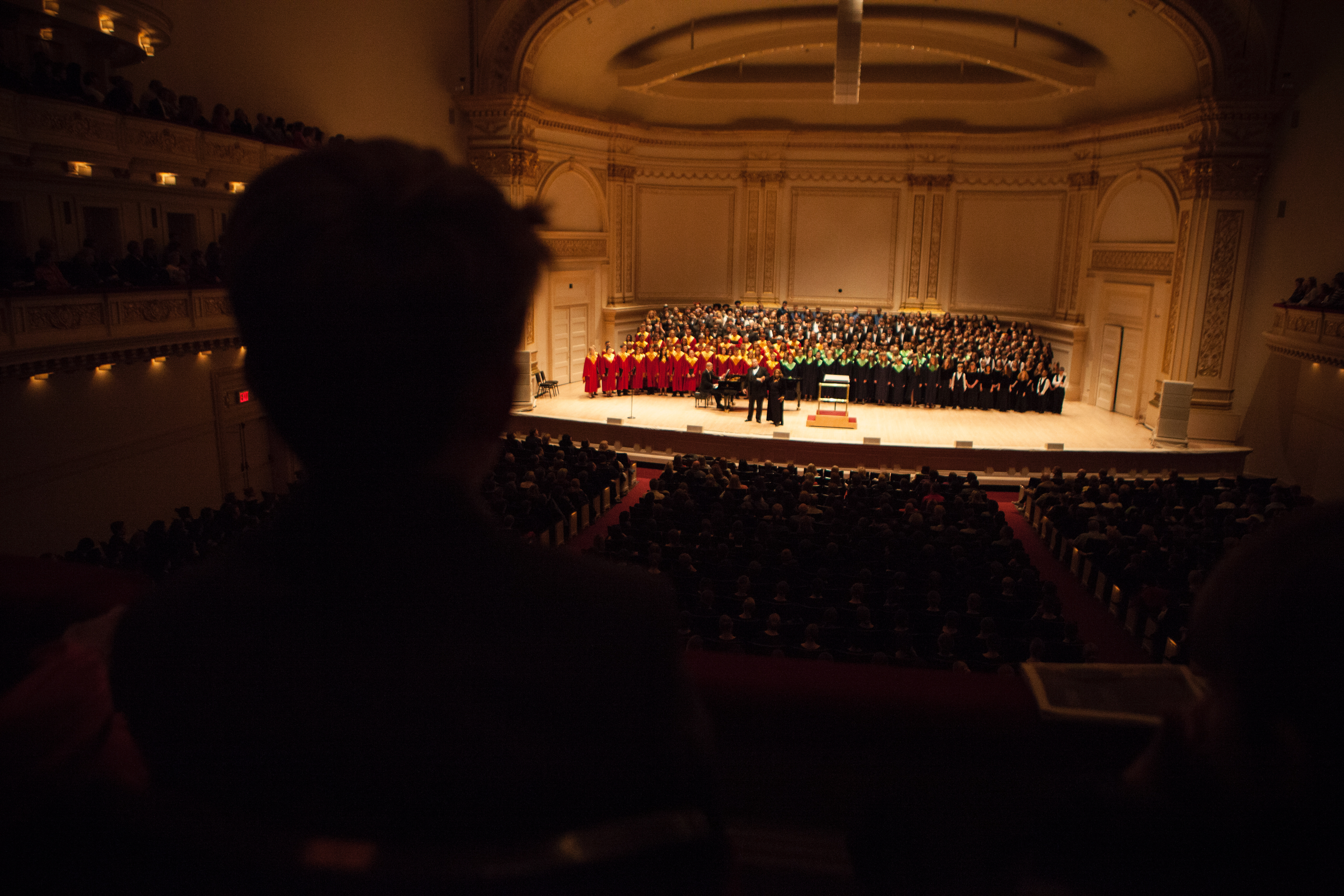 Carnegie Hall from the balcony